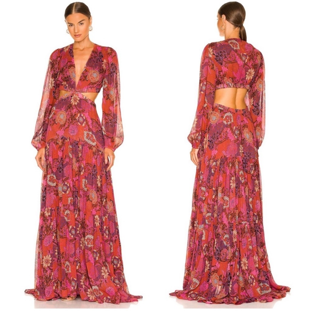 A.L.C. Isabelle Pink Maxi Dress Size 2
